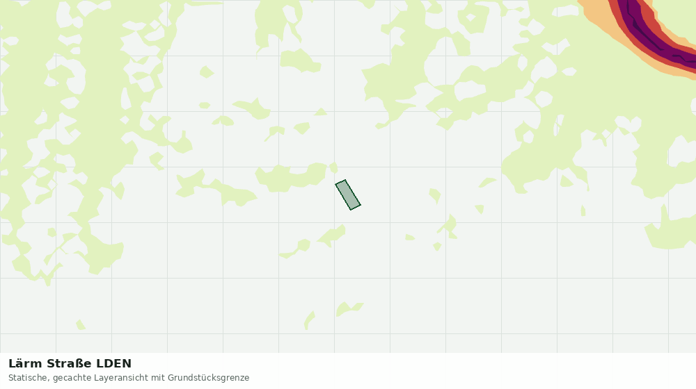 Statische Kartenansicht: Lärm Straße LDEN