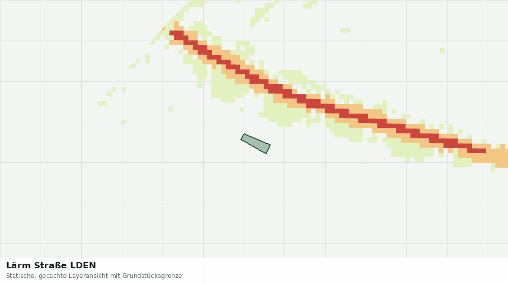 Statische Kartenansicht: Lärm Straße LDEN