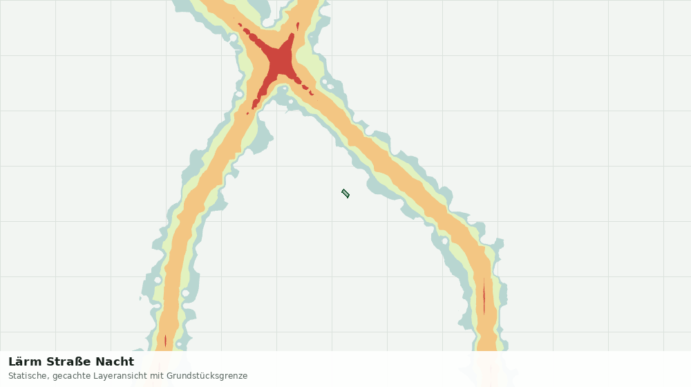 Statische Kartenansicht: Lärm Straße Nacht