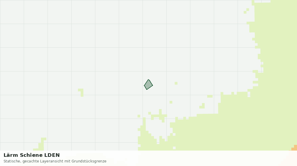 Statische Kartenansicht: Lärm Schiene LDEN