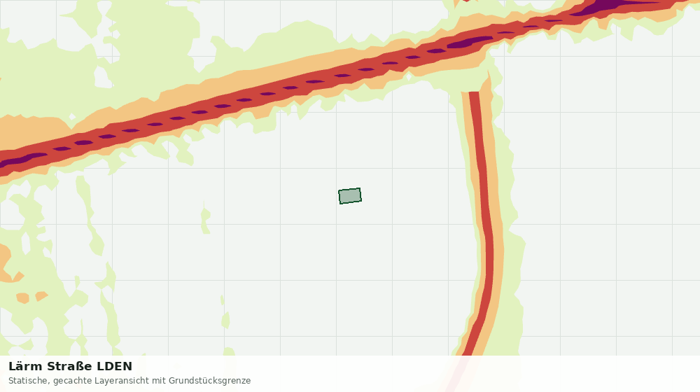 Statische Kartenansicht: Lärm Straße LDEN