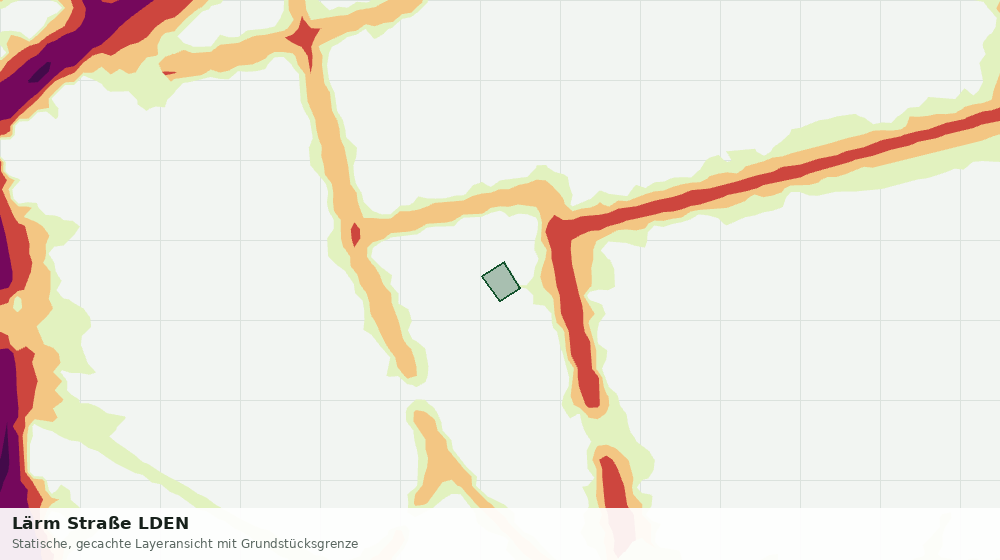 Statische Kartenansicht: Lärm Straße LDEN