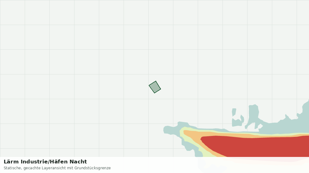 Statische Kartenansicht: Lärm Industrie/Häfen Nacht