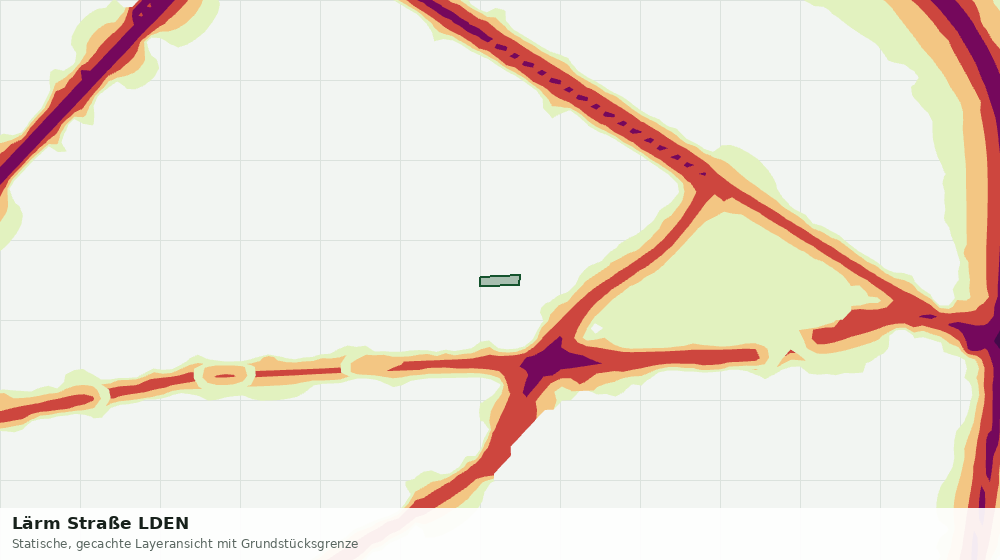 Statische Kartenansicht: Lärm Straße LDEN