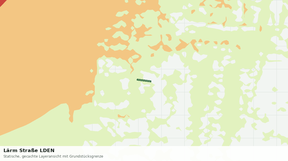 Statische Kartenansicht: Lärm Straße LDEN