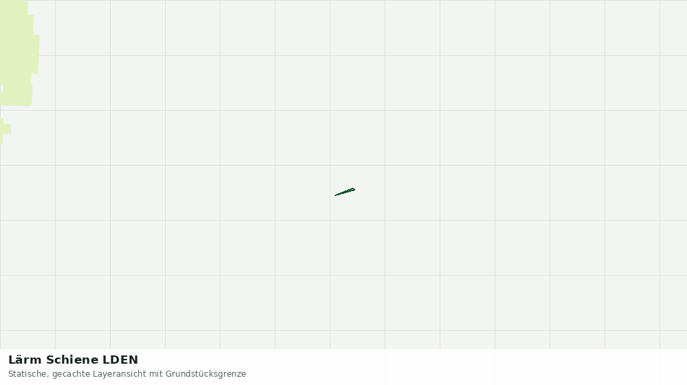 Statische Kartenansicht: Lärm Schiene LDEN