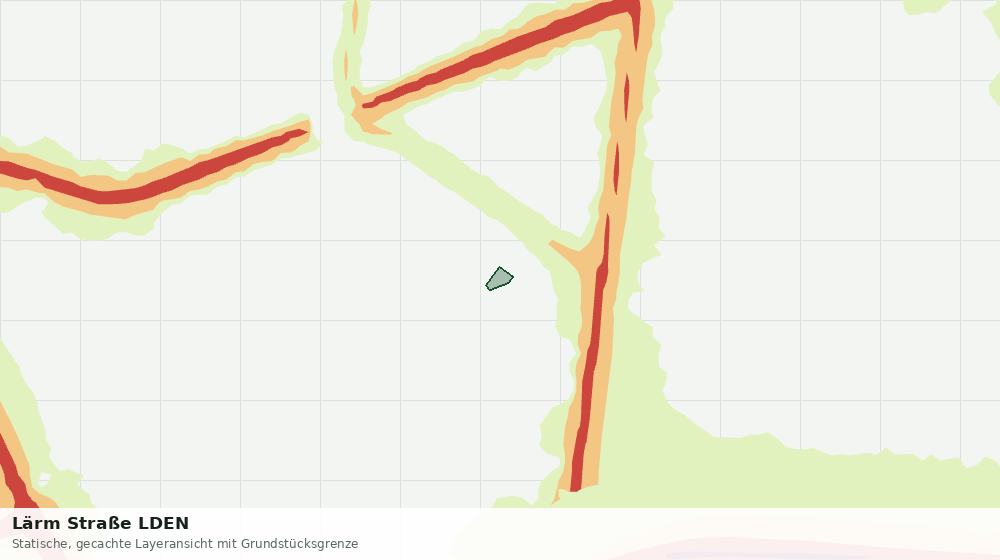 Statische Kartenansicht: Lärm Straße LDEN