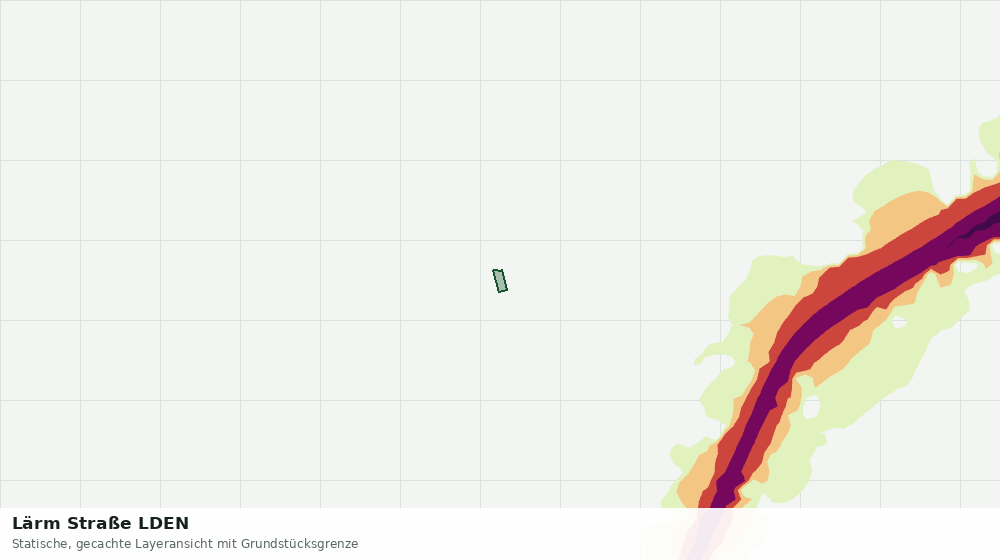 Statische Kartenansicht: Lärm Straße LDEN
