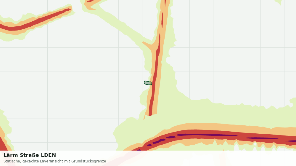 Statische Kartenansicht: Lärm Straße LDEN