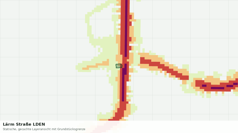 Statische Kartenansicht: Lärm Straße LDEN