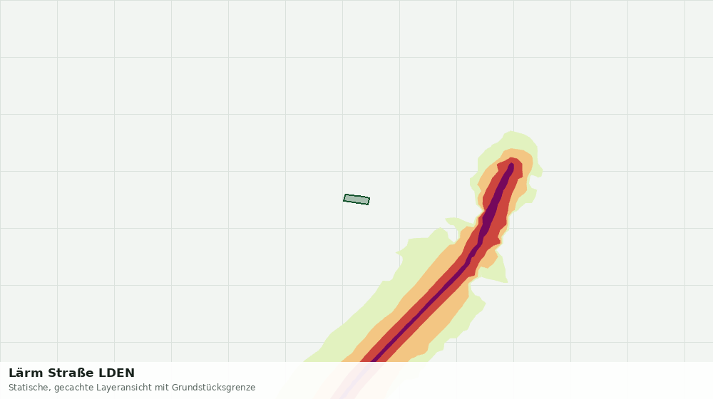 Statische Kartenansicht: Lärm Straße LDEN