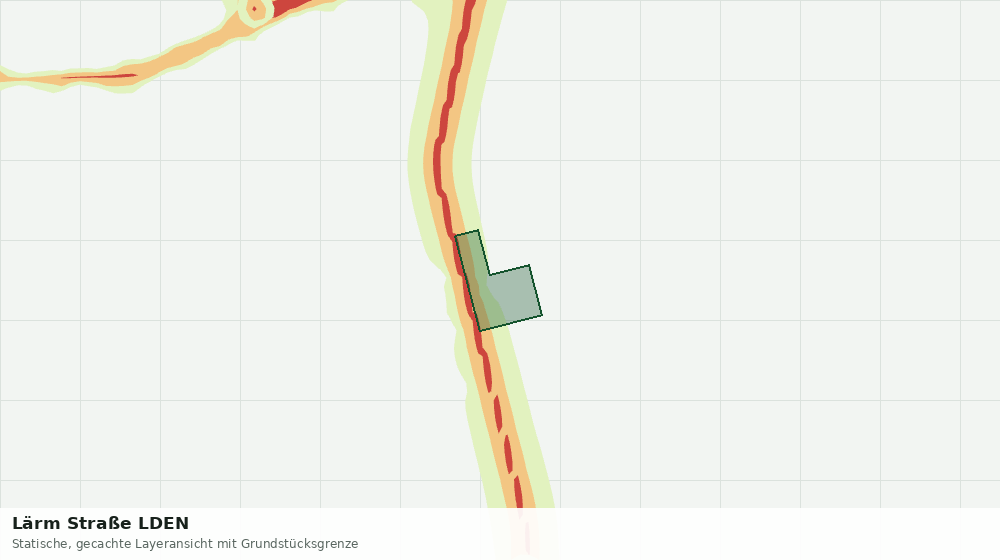 Statische Kartenansicht: Lärm Straße LDEN