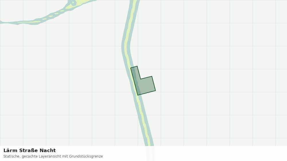 Statische Kartenansicht: Lärm Straße Nacht