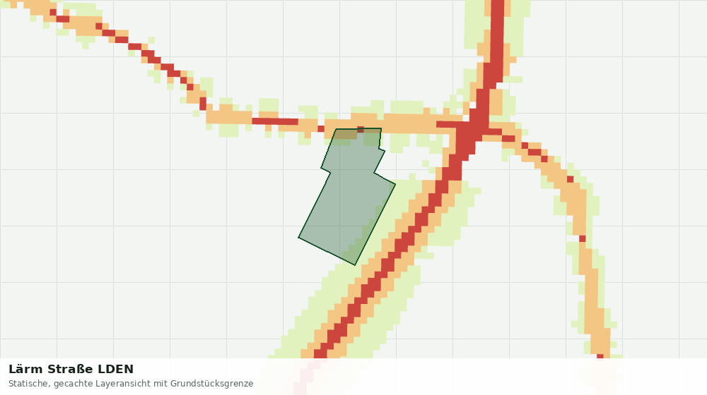 Statische Kartenansicht: Lärm Straße LDEN