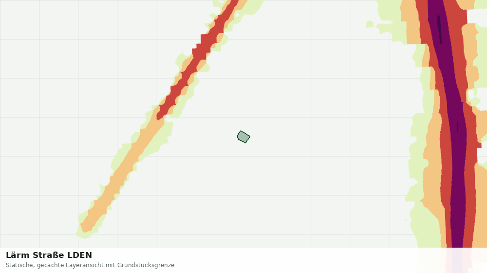 Statische Kartenansicht: Lärm Straße LDEN