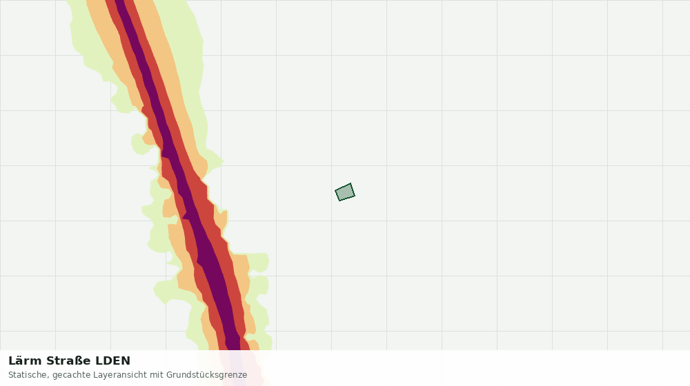 Statische Kartenansicht: Lärm Straße LDEN