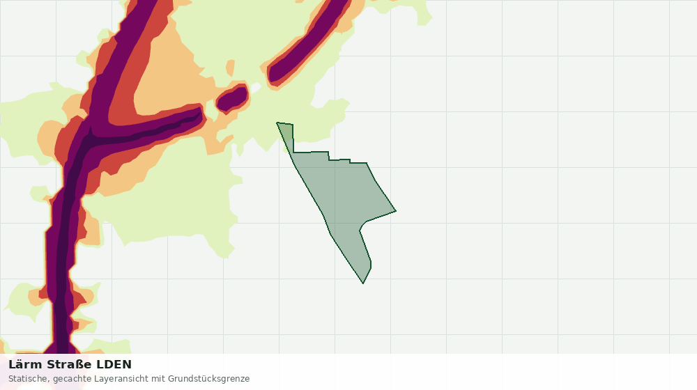 Statische Kartenansicht: Lärm Straße LDEN