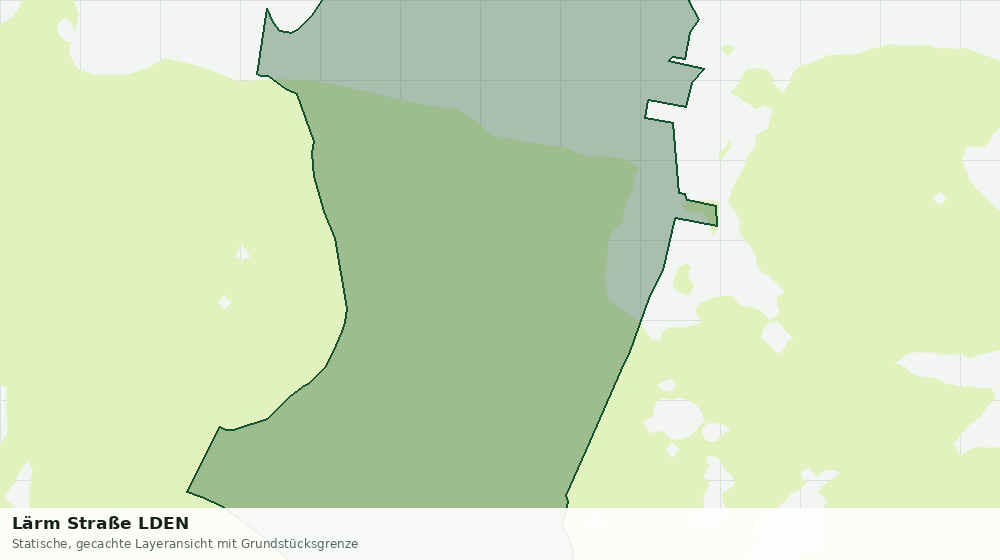 Statische Kartenansicht: Lärm Straße LDEN