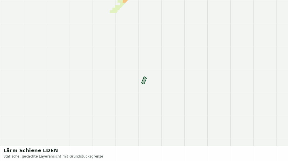 Statische Kartenansicht: Lärm Schiene LDEN