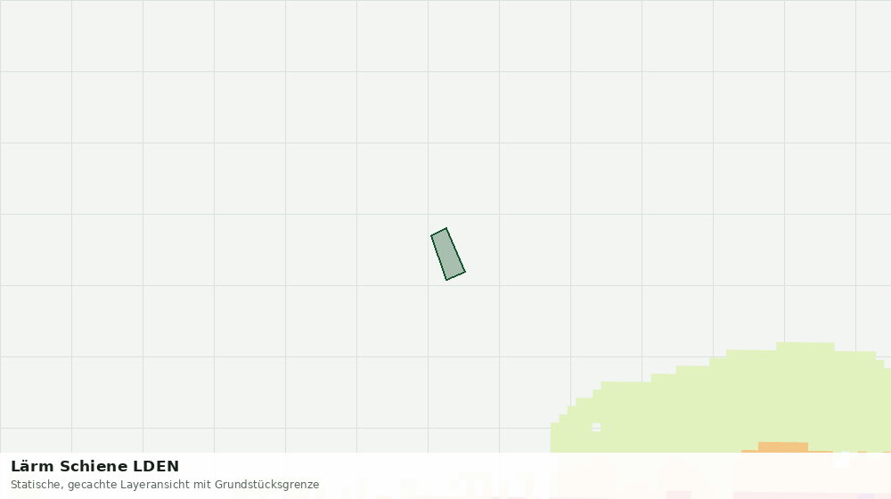 Statische Kartenansicht: Lärm Schiene LDEN