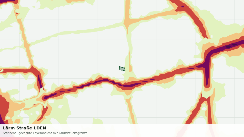 Statische Kartenansicht: Lärm Straße LDEN