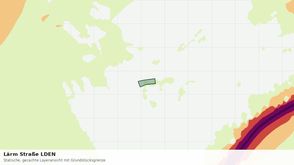 Statische Kartenansicht: Lärm Straße LDEN