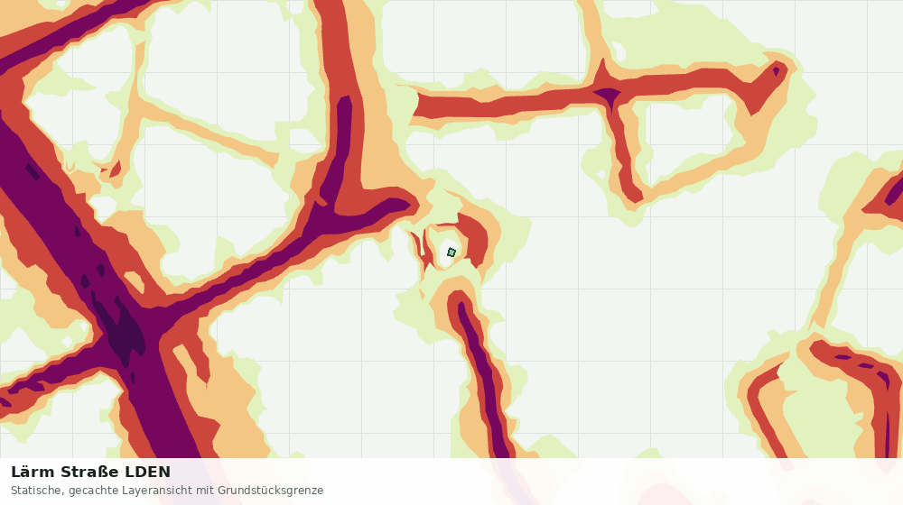 Statische Kartenansicht: Lärm Straße LDEN