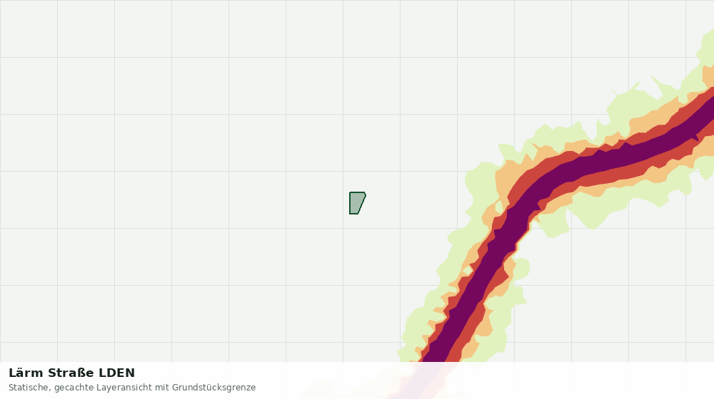 Statische Kartenansicht: Lärm Straße LDEN