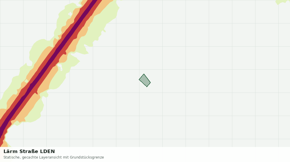 Statische Kartenansicht: Lärm Straße LDEN