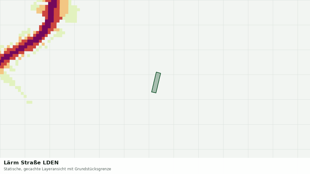 Statische Kartenansicht: Lärm Straße LDEN