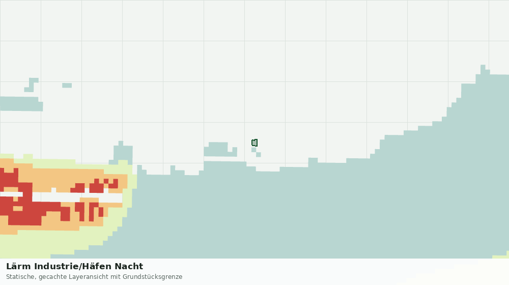 Statische Kartenansicht: Lärm Industrie/Häfen Nacht