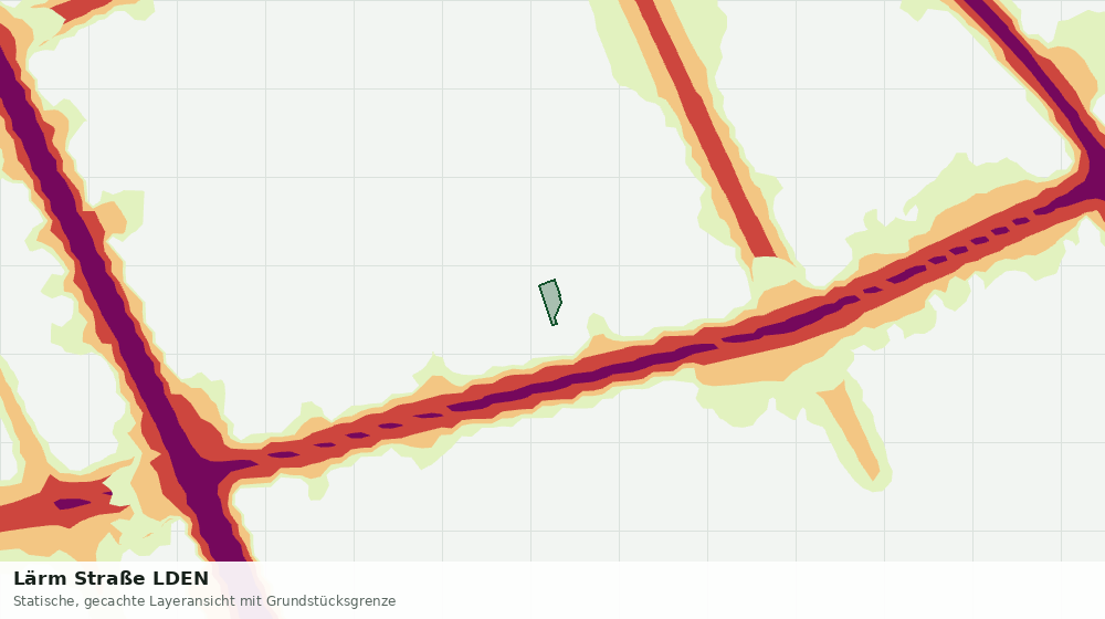 Statische Kartenansicht: Lärm Straße LDEN