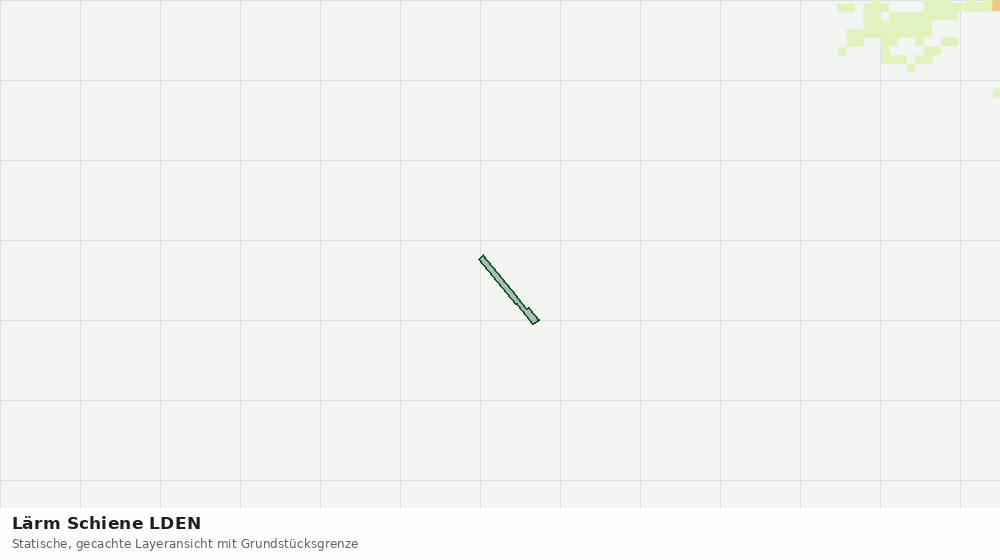 Statische Kartenansicht: Lärm Schiene LDEN