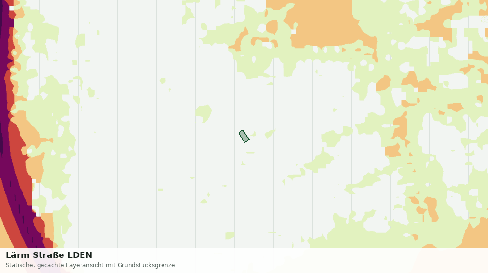 Statische Kartenansicht: Lärm Straße LDEN
