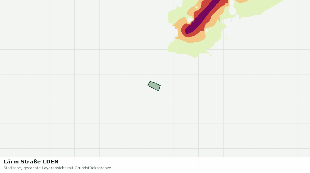 Statische Kartenansicht: Lärm Straße LDEN