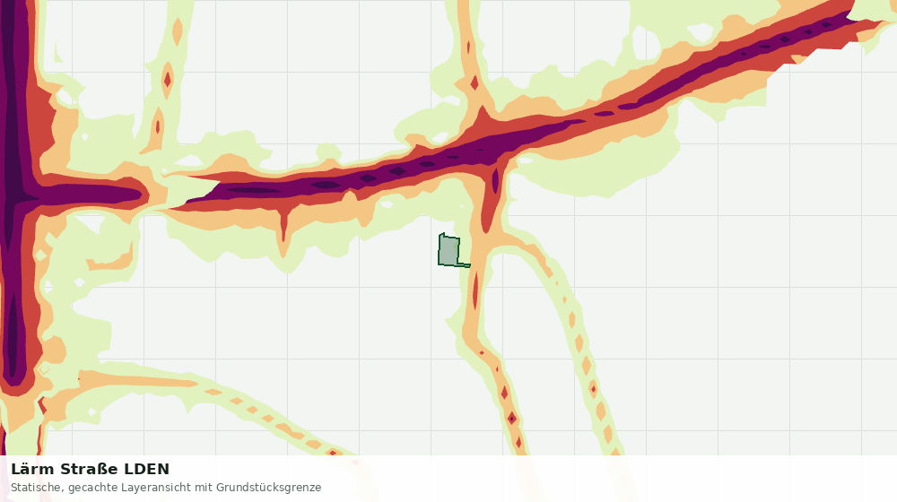 Statische Kartenansicht: Lärm Straße LDEN