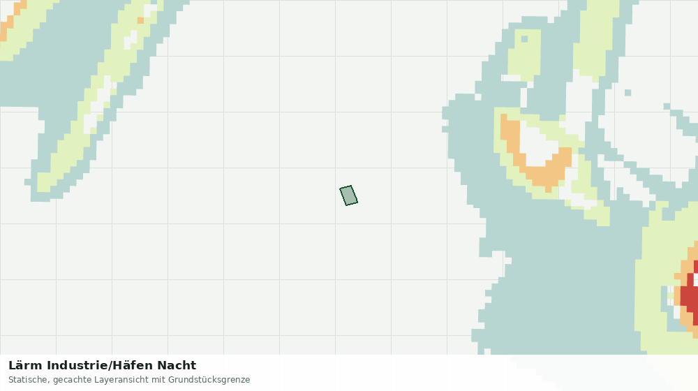 Statische Kartenansicht: Lärm Industrie/Häfen Nacht