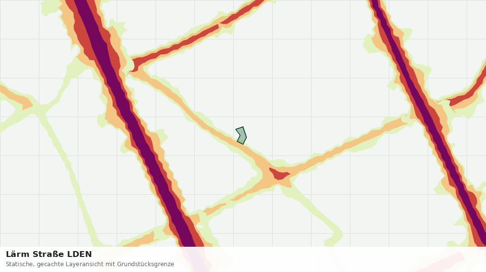 Statische Kartenansicht: Lärm Straße LDEN