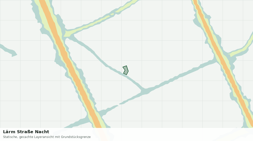 Statische Kartenansicht: Lärm Straße Nacht