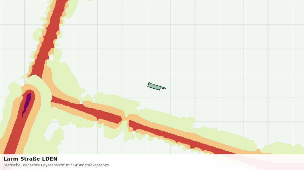 Statische Kartenansicht: Lärm Straße LDEN