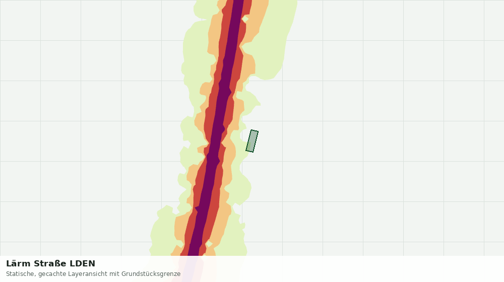 Statische Kartenansicht: Lärm Straße LDEN