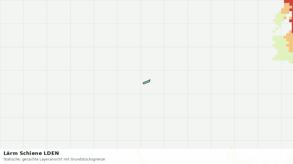 Statische Kartenansicht: Lärm Schiene LDEN