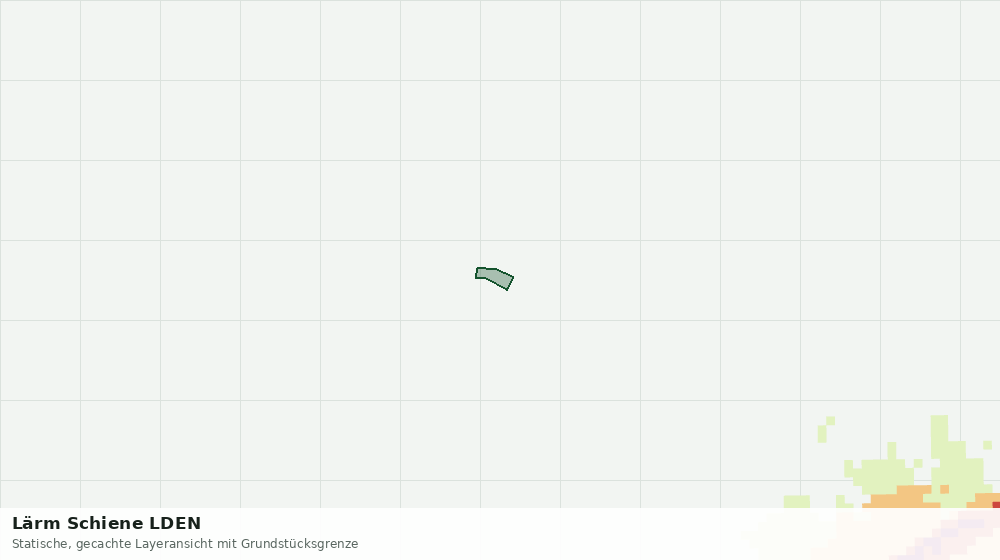 Statische Kartenansicht: Lärm Schiene LDEN