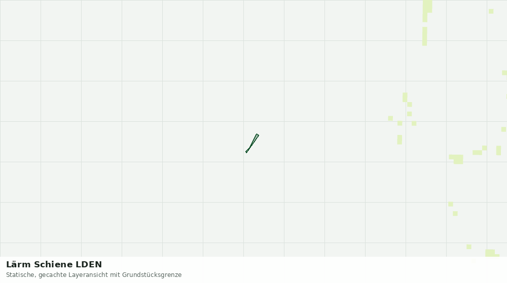 Statische Kartenansicht: Lärm Schiene LDEN