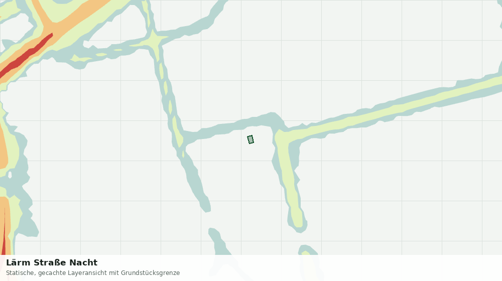 Statische Kartenansicht: Lärm Straße Nacht