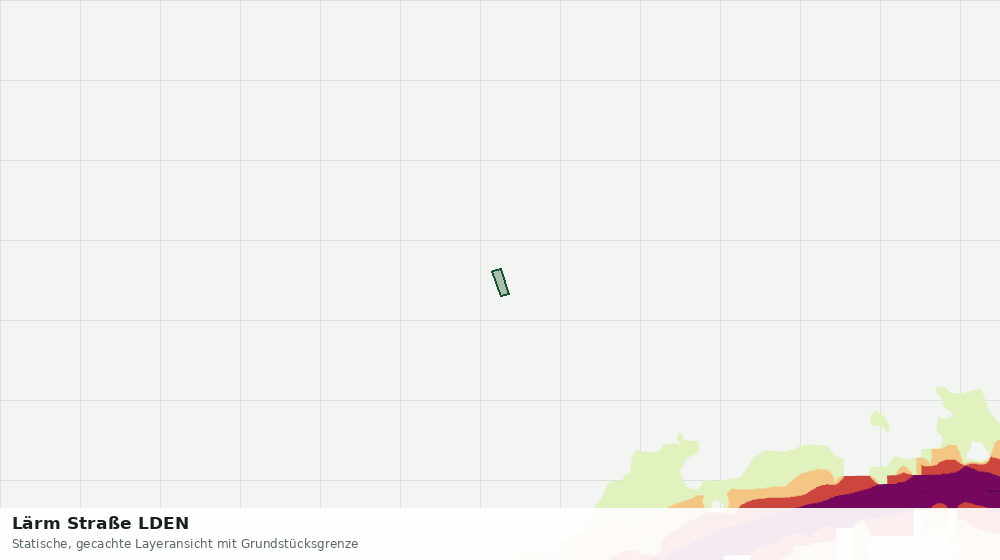 Statische Kartenansicht: Lärm Straße LDEN