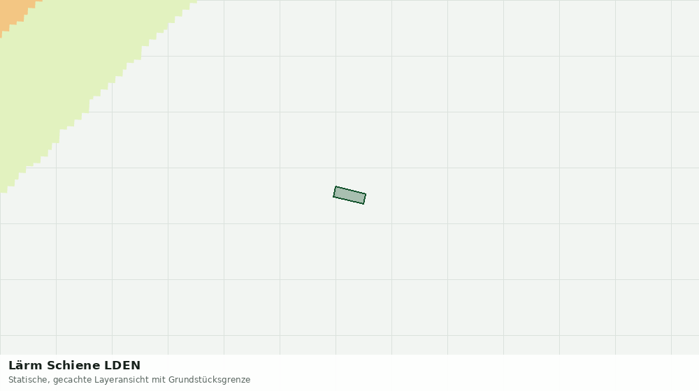 Statische Kartenansicht: Lärm Schiene LDEN