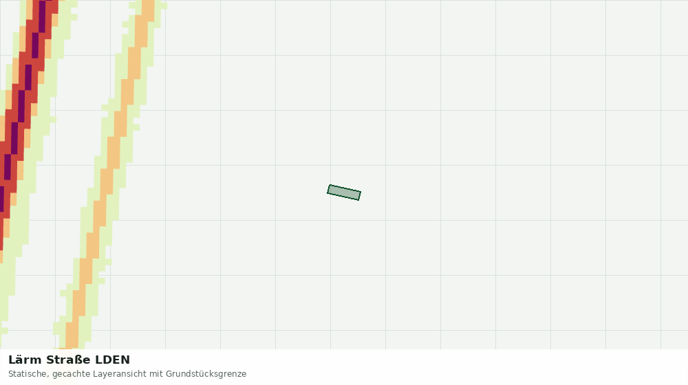 Statische Kartenansicht: Lärm Straße LDEN