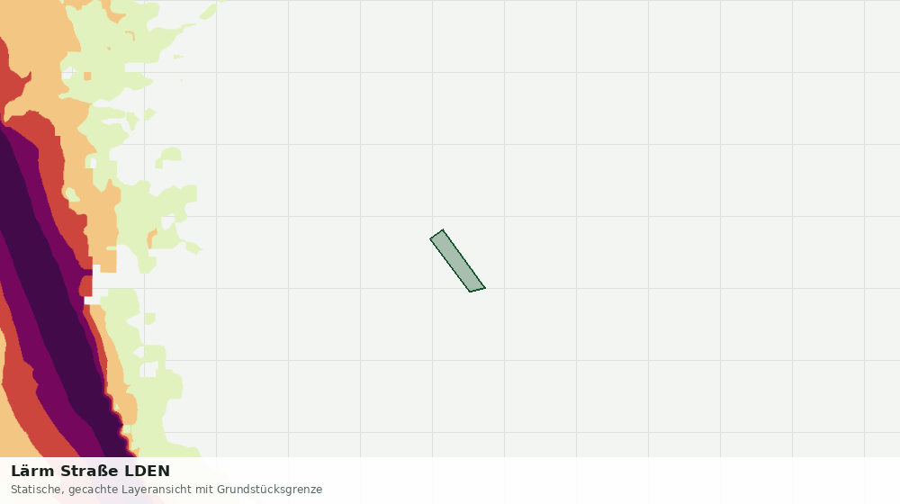 Statische Kartenansicht: Lärm Straße LDEN