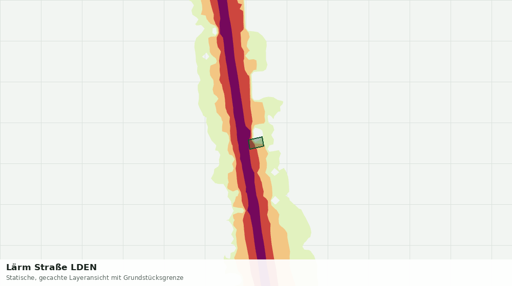 Statische Kartenansicht: Lärm Straße LDEN